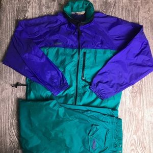 (VTG) Men’s M COLUMBIA 90s Warmup / Sweatsuit 🧥👖